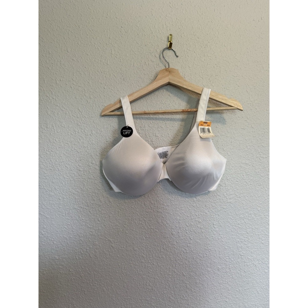 NEW BALI # 3472 Bali One Smooth U Underwire Full Coverage bra White 40DD